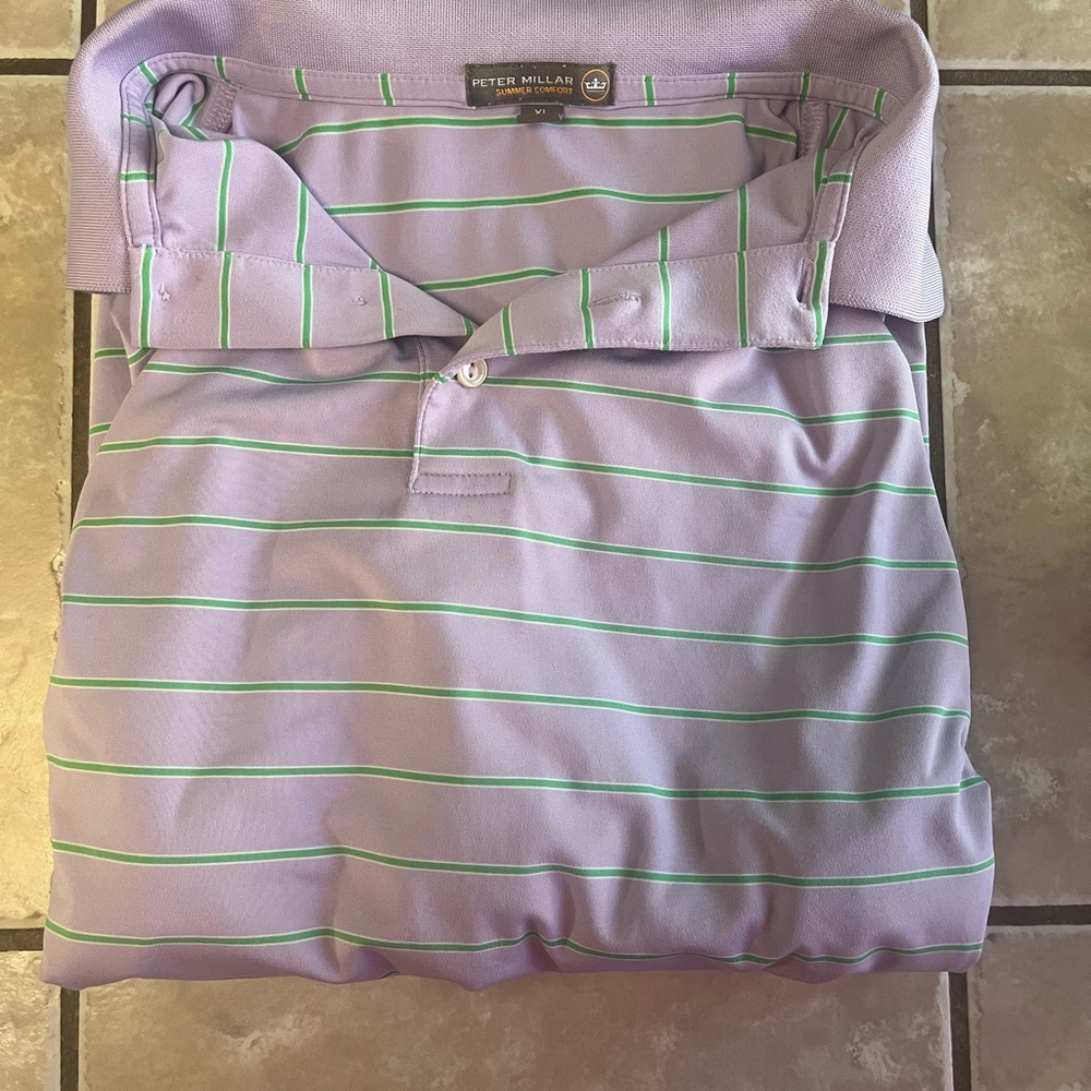 Peter Millar Summer Comfort Performance Golf Polo Men’s XL